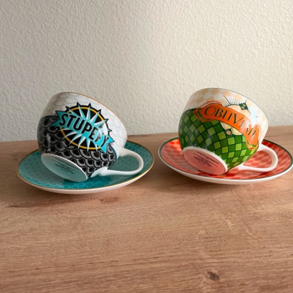 Fantastic Beasts And Where To Find Them Tea Cup Set Wizarding World NIB - Picture 3 of 6